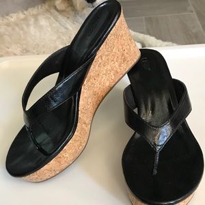 Ugg Cork Wedge Platform Sandal size 7